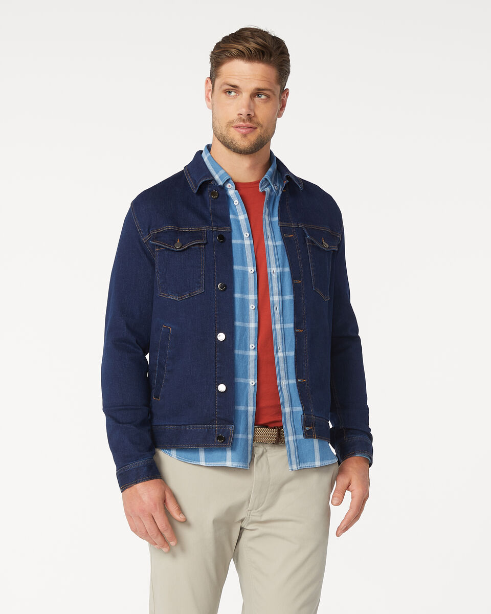 Maidstone Casual Jacket, Mid Indigo, hi-res